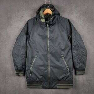 Burton Mossey Maze Jacket Womens Small True Black Insulated Hooded Waterproof